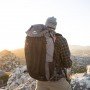 Рюкзак туристичний Naturehike Rock 60+5 л NH19BP095 графіт в клітинку