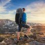Рюкзак туристичний Naturehike Rock 60+5 л NH19BP095 графіт в клітинку