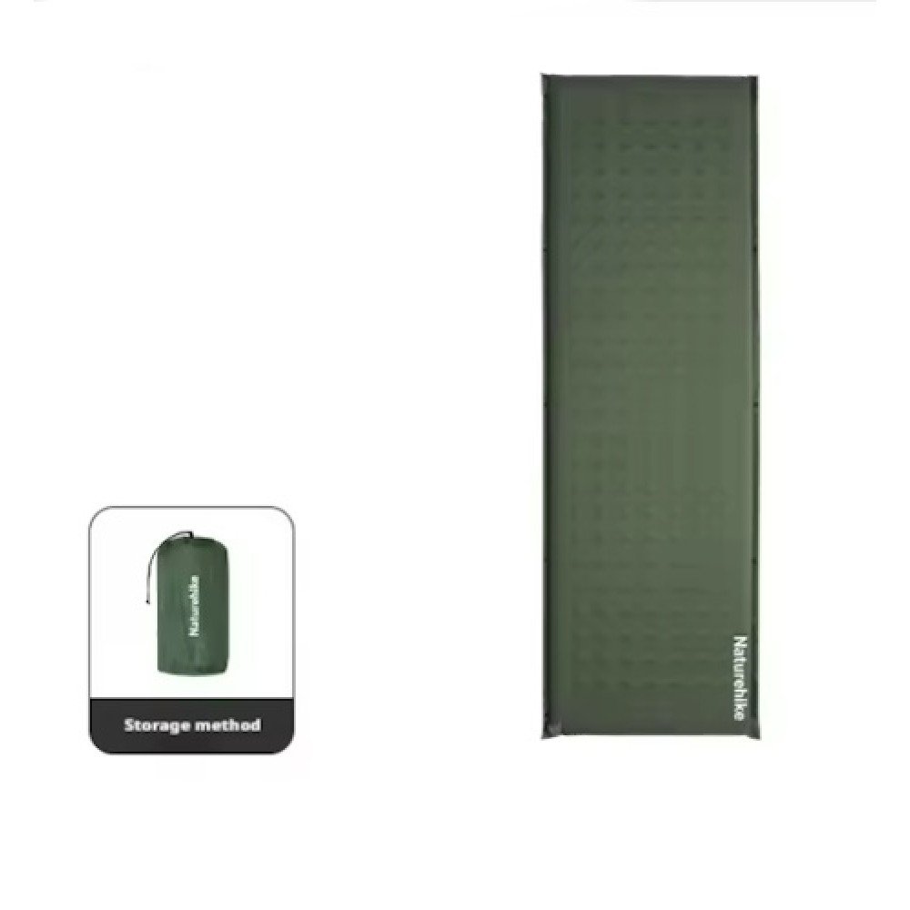 Самонадувний килимок Naturehike CNK2550WS025 товщина 3 см зелений