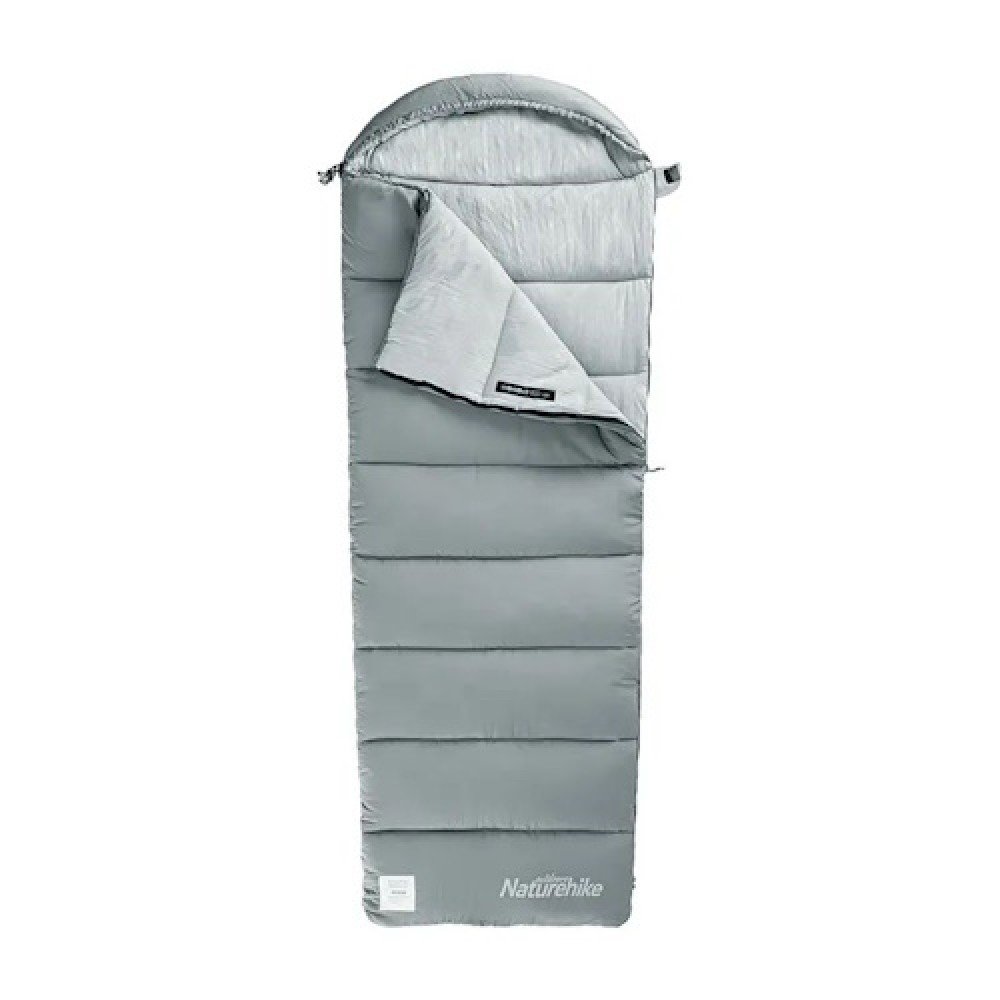 Спальник з капюшоном Naturehike M300 NH20MSD02 лівий сірий