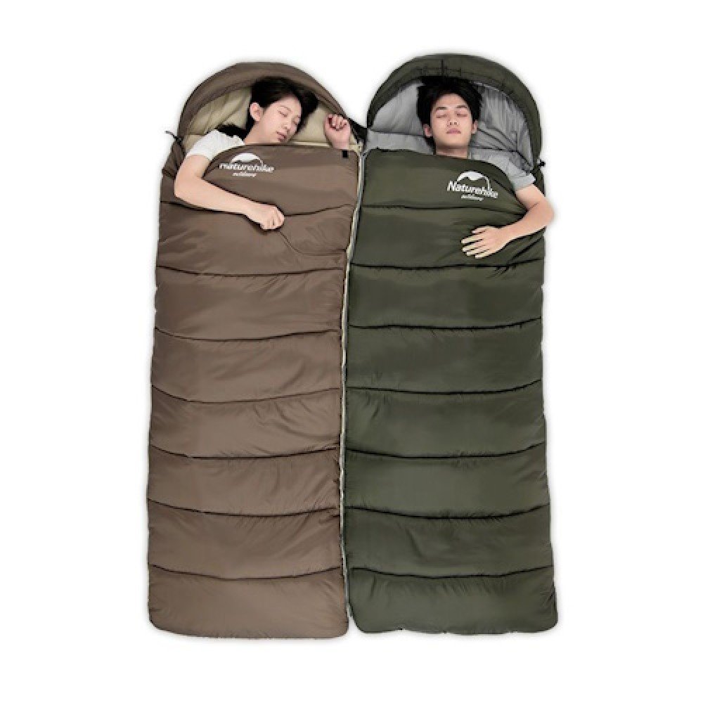 Спальник з капюшоном Naturehike U250S NH20MSD07 лівий коричневий