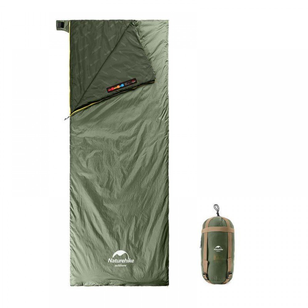 Спальний мішок Naturehike Lightweight Summer LW180 NH21MSD09 XL зелений