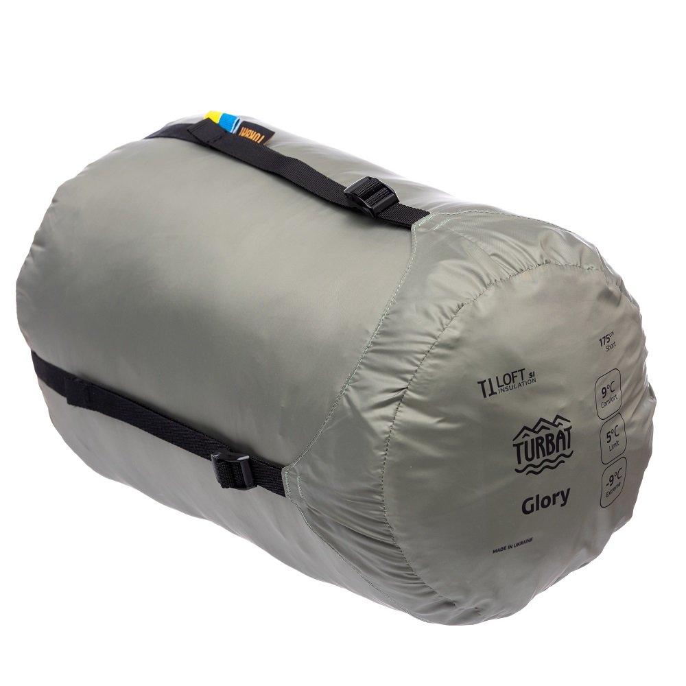 Спальний мішок Turbat Glory 175 grey/dark blue сірий