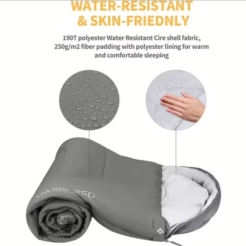 Спальний мішок KingCamp Oasis 250 KS3121 L Grey