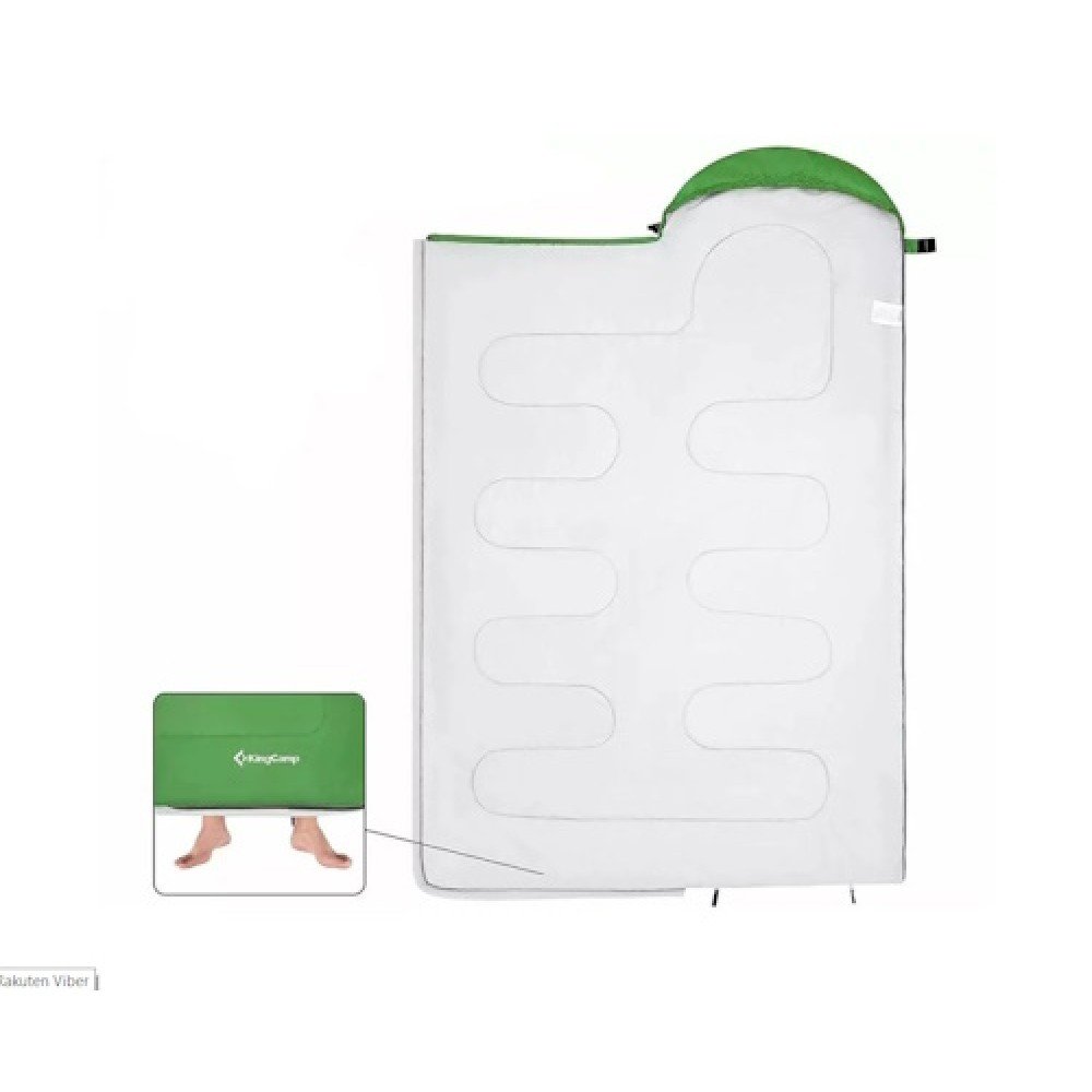 Спальний мішок KingCamp Oasis 250 KS3121 L Green