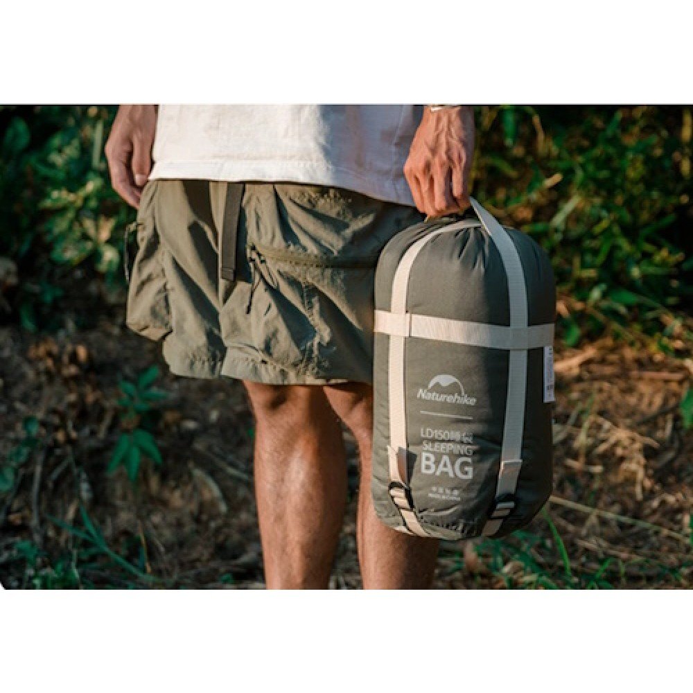 Спальний мішок Naturehike LD150 CNK2300SD016 темно-зелений