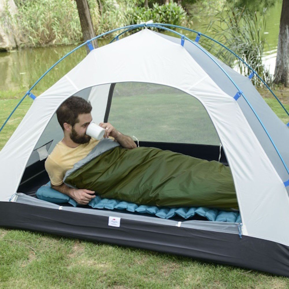 Спальний мішок Naturehike LW180 NH21MSD04 М зелений