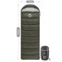 Спальний мішок Naturehike U150 NH20MSD07 зелений