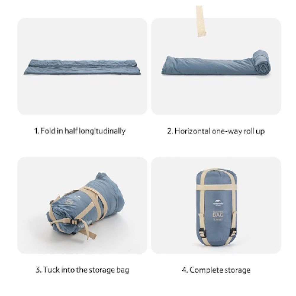 Спальний мішок Naturehike Ultralight LW180 NH21MSD09 сірий