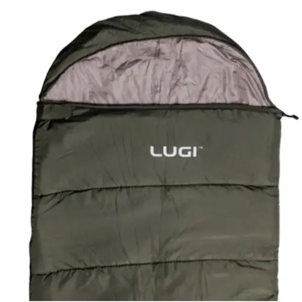Спальний мішок з капюшоном Lugi LU-010 хакі
