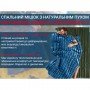 Спальний мішок з натуральним пухом Naturehike CWM295 CNK2300SD013 блакитний