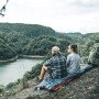 Спальний мішок з натуральним пухом Naturehike CW280 NH17Y010-R темно-синій