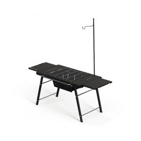 Стіл-мангал для барбекю сталевий Naturehike CNK2300CW014 чорний