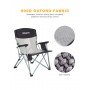 Стілець складаний KingCamp HARD ARM CHAIR KC3825 BLACK/MEDIUMGREY