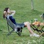 Стілець складаний Naturehike CNK23JU0001 світло-сірий