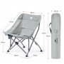 Стілець складаний Naturehike CNK23JU0001 світло-сірий