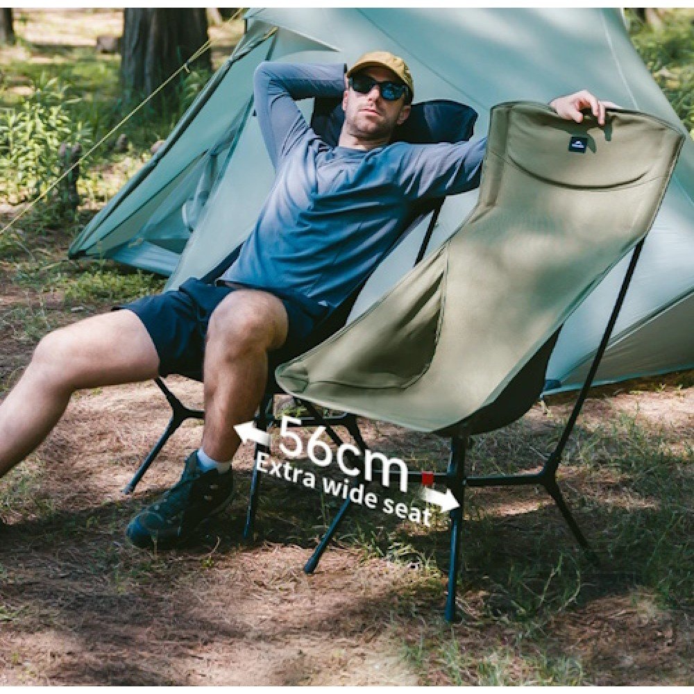 Стілець складаний Naturehike CNK2550JJ013 Yamami YL01 розмір L чорний