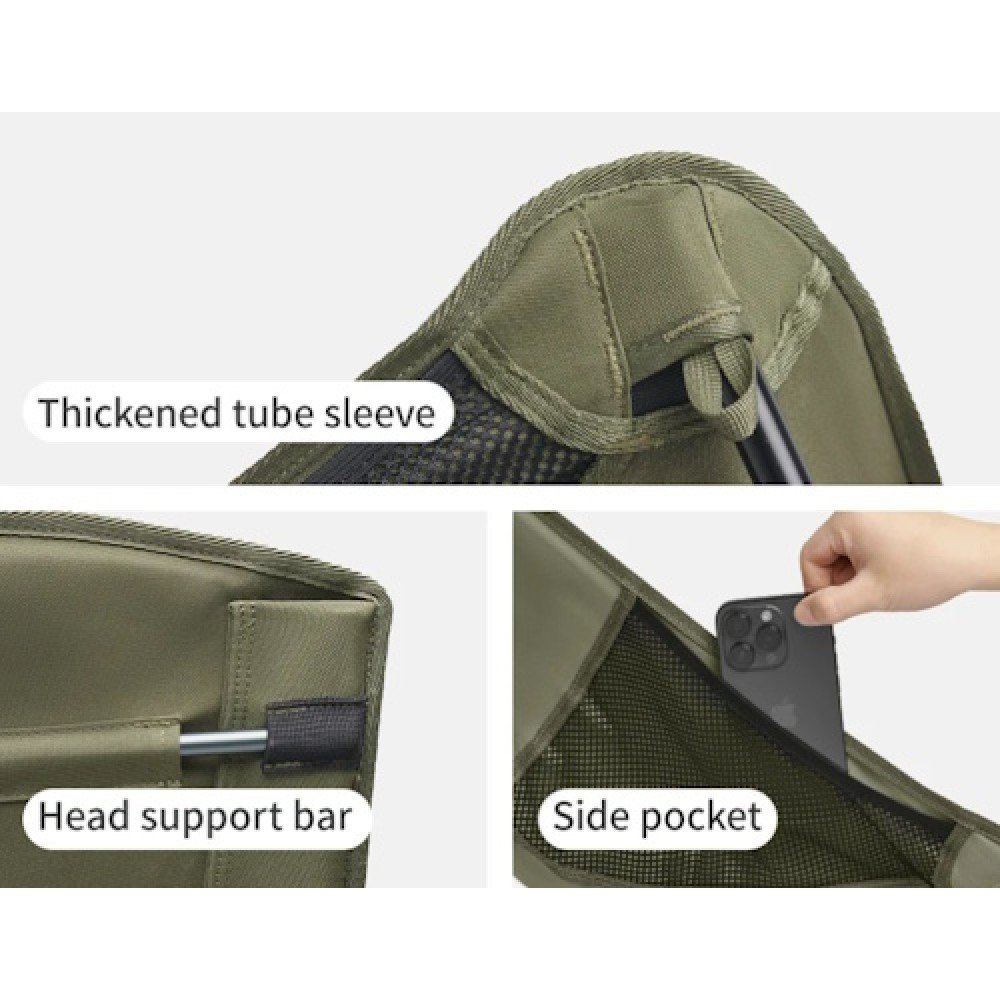 Стілець складаний Naturehike CNK2550JJ013 Yamami YL01 розмір L чорний