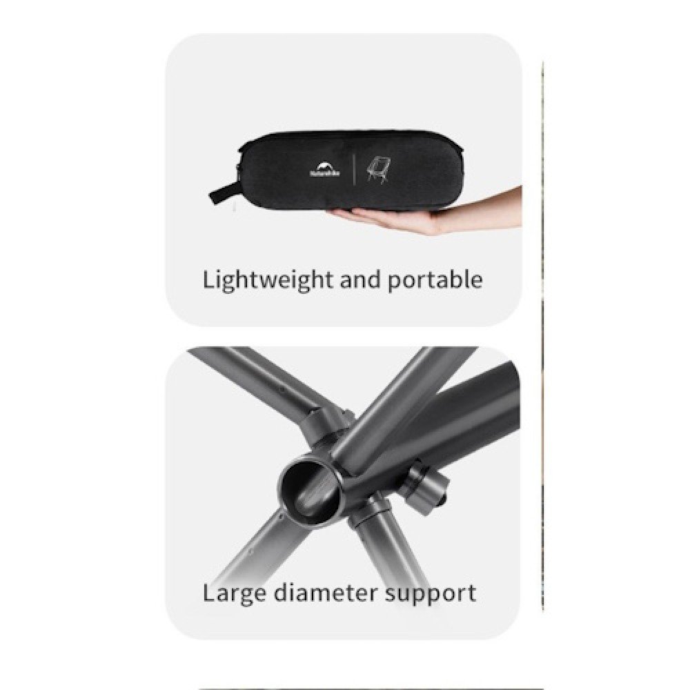 Стілець складаний Naturehike Stellaluna L04 CNK2450JJ015 L коричневий