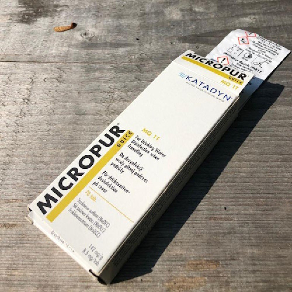 Таблетки для дезінфекції води Micropur Quick MQ 1T (7x10 таблеток)