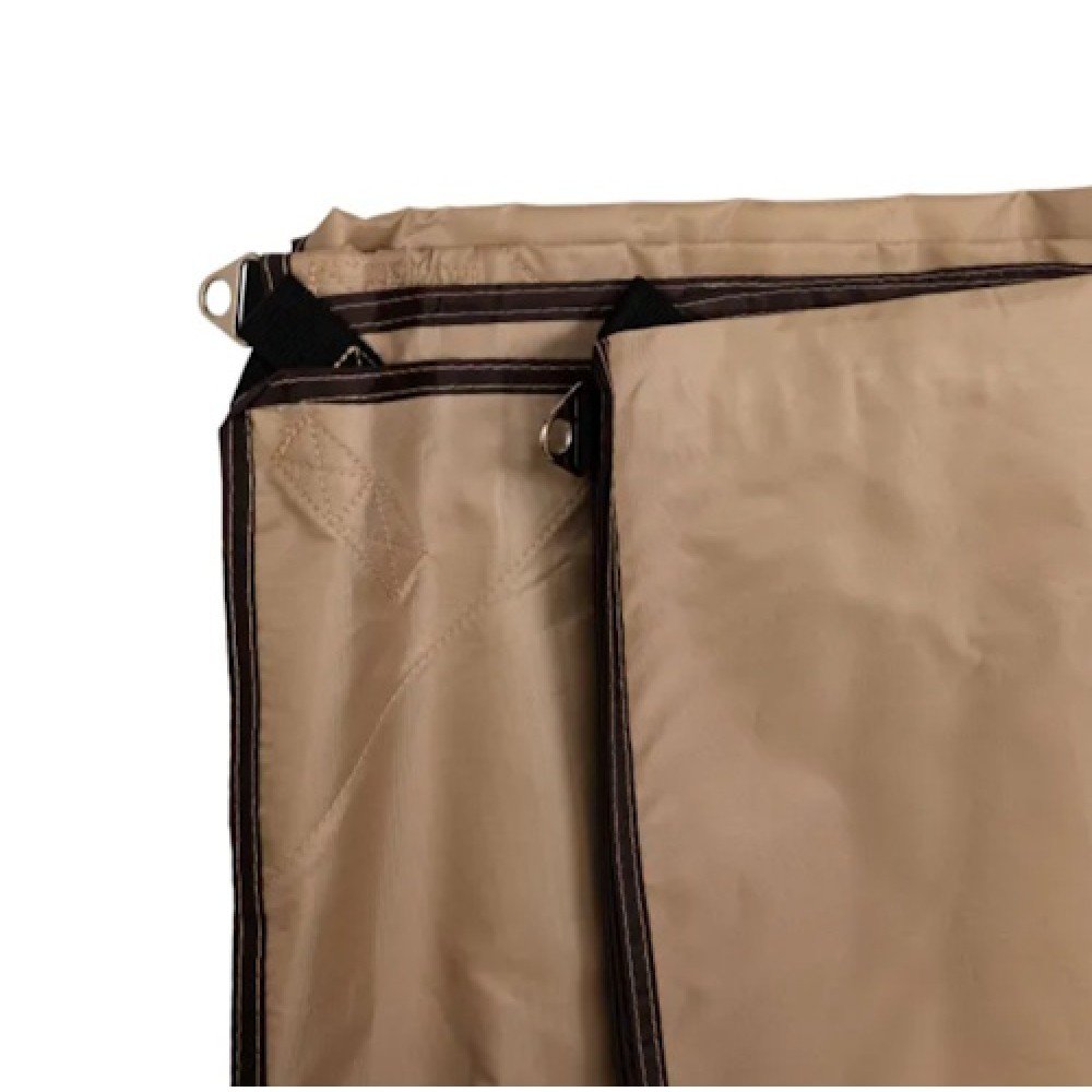 Тент туристичний натяжний зі стійками Lugi SJ-0081 бежевий