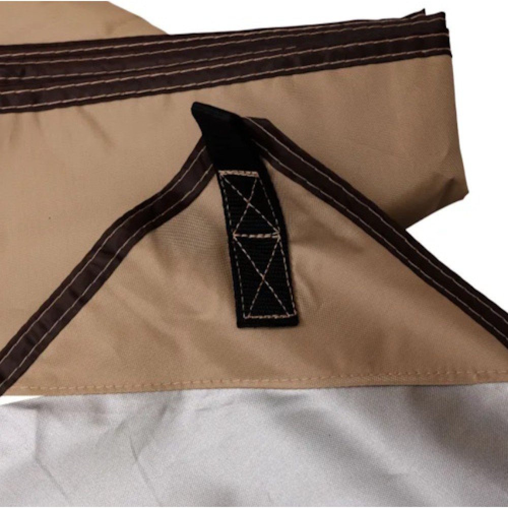 Тент туристичний натяжний зі стійками Lugi SJ-0081 бежевий