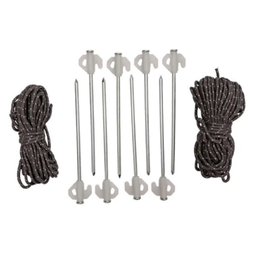 Тент туристичний натяжний зі стійками Lugi SJ-0081 бежевий