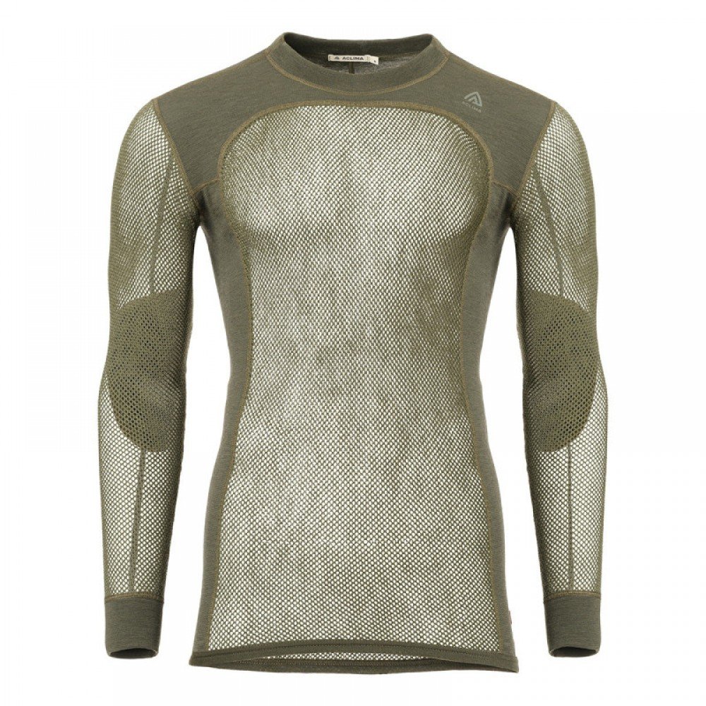 Термокофта Aclima WoolNet 120 Crew Neck Men Olive Night
