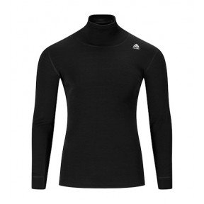 Термокофта чоловіча Aclima WarmWool 200 Roll Neck M's Jet Black