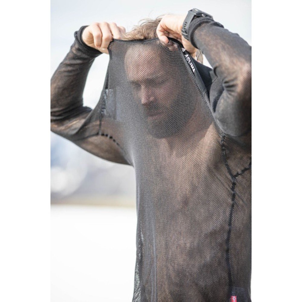 Термокофта чоловіча Aclima WoolNet Light Crewneck M's Jet Black