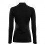 Термокофта жіноча Aclima WarmWool 200 Mock Neck Women Jet Black