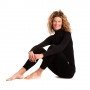 Термокофта жіноча Aclima WarmWool 200 Mock Neck Women Jet Black