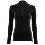 Термокофта жіноча Aclima WarmWool 200 Mock Neck Women Jet Black