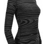 Термобілизна жіноча Aclima WarmWool 200 Roll Black Motion