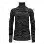 Термобілизна жіноча Aclima WarmWool 200 Roll Black Motion