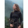 Термобілизна жіноча Aclima WarmWool 200 Roll Black Motion