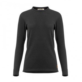 Термокофта жіноча Aclima WoolTerry 220 Crew Neck Jet Black
