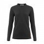 Термокофта жіноча Aclima WoolTerry 220 Crew Neck Jet Black