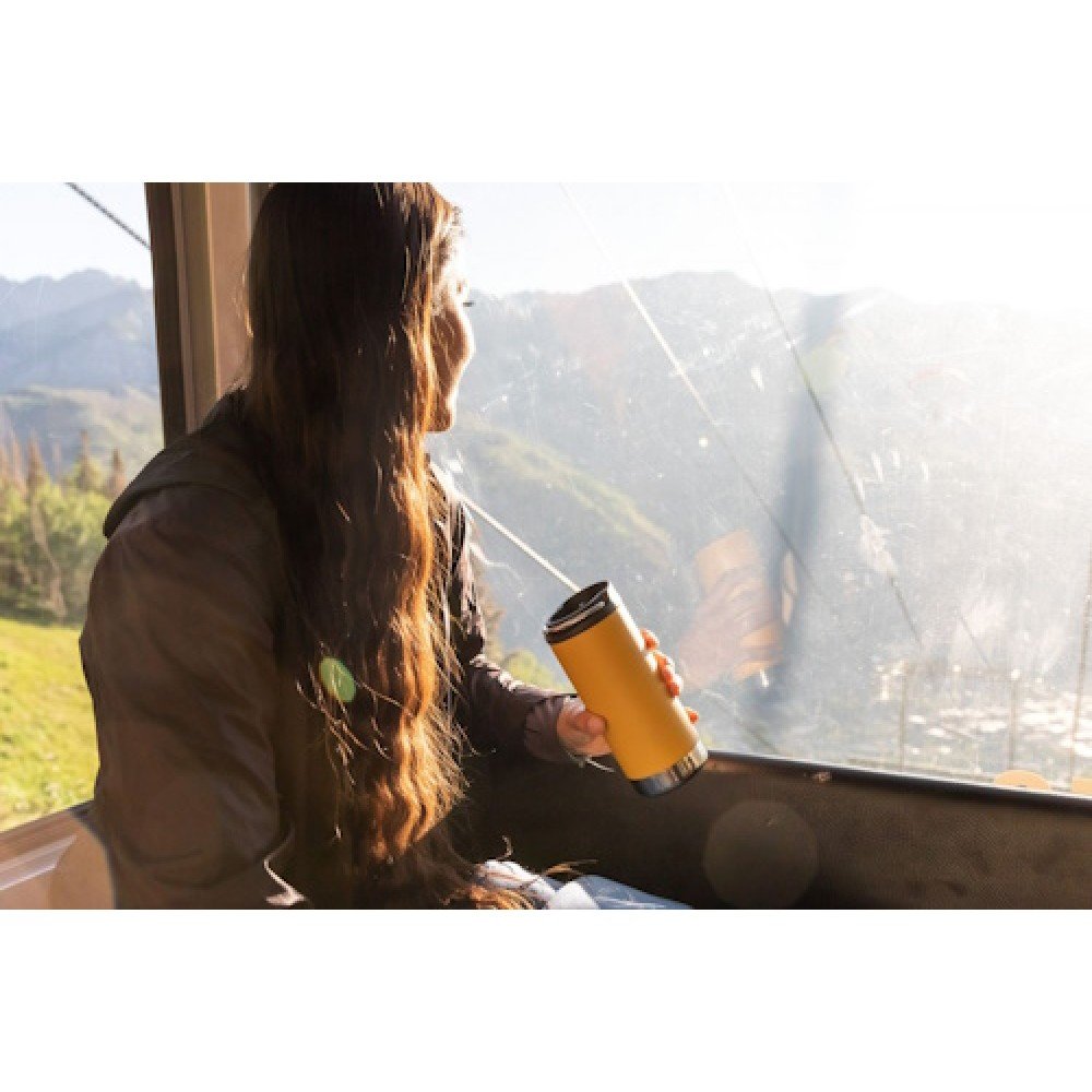 Термокухоль Klean Kanteen TKWide Cafe Cap 355 мл Marigold