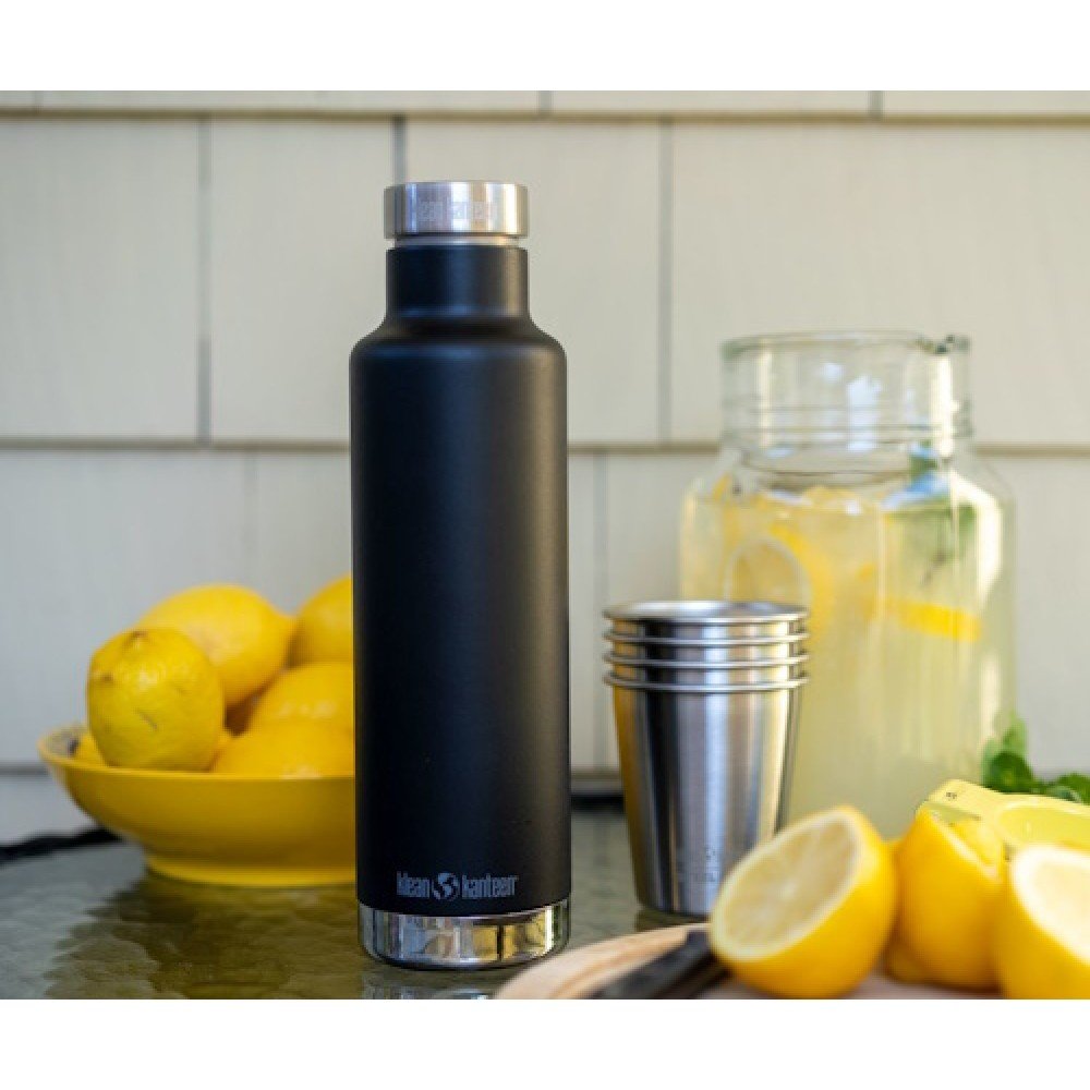 Термопляшка Klean Kanteen Insulated Classic Pour Through Cap 750 мл Black