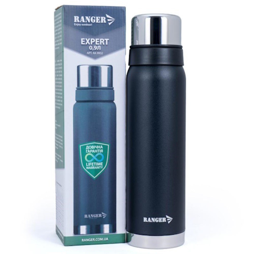 Термос Ranger Expert 0,9 л RA 9932 Black чорний