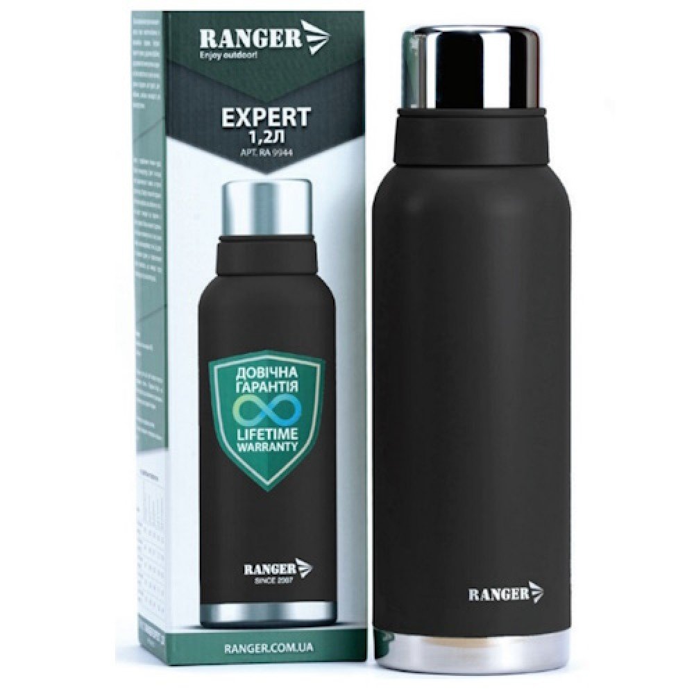 Термос Ranger Expert 1,2 л RA9944 Black чорний