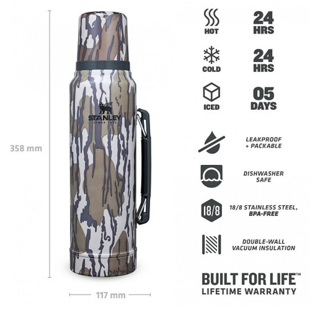 Термос Stanley Legendary Classic Bottomland Mossy Oak 1л