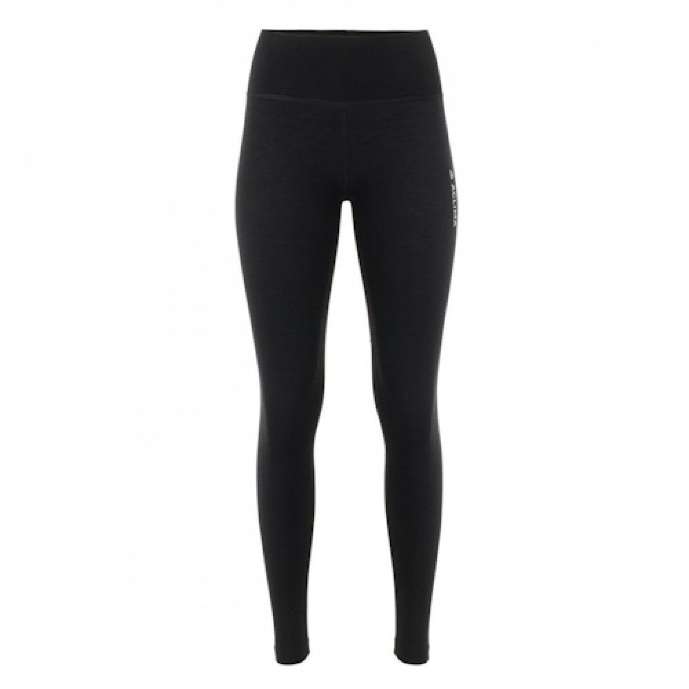 Термоштани жіночі Aclima WarmWool 200 Longs High Waist Jet Black