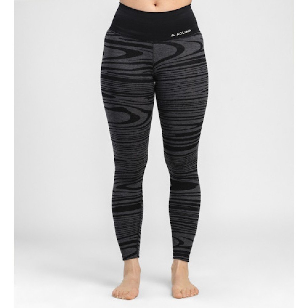 Термобілизна жіноча Aclima WarmWool 200 Roll Black Motion