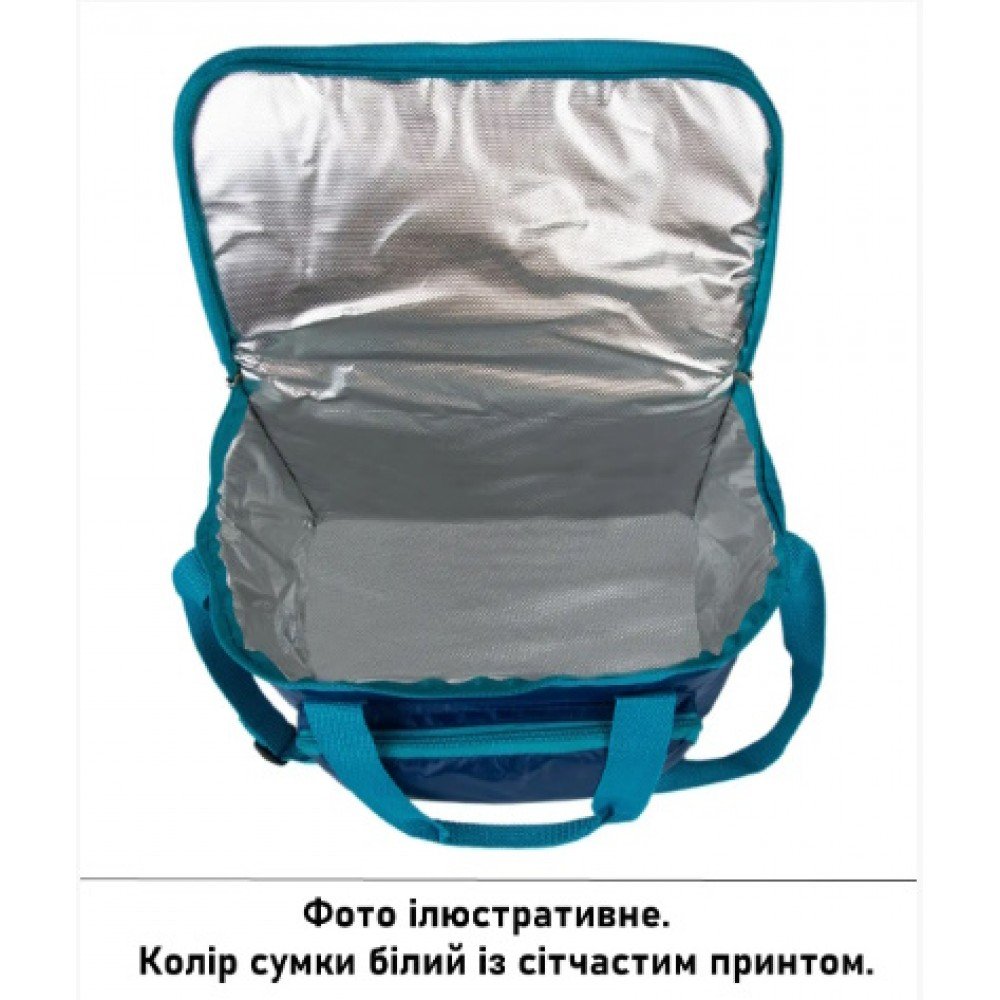 Термосумка Time Eco 15 л TE-3015SX білий принт