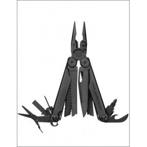Мультитул LEATHERMAN Wave Plus Black + чохол