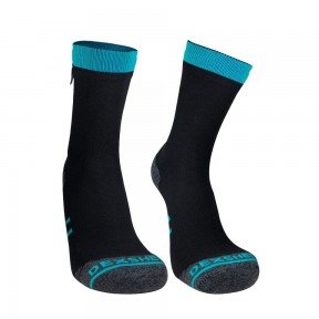 Водонепроникні шкарпетки DexShell Running Lite Socks DS20610BLU сині смужки