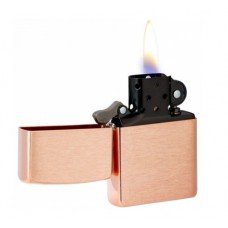 Запальничка бензинова Zippo Solid Copper with Black Plated Insert мідь