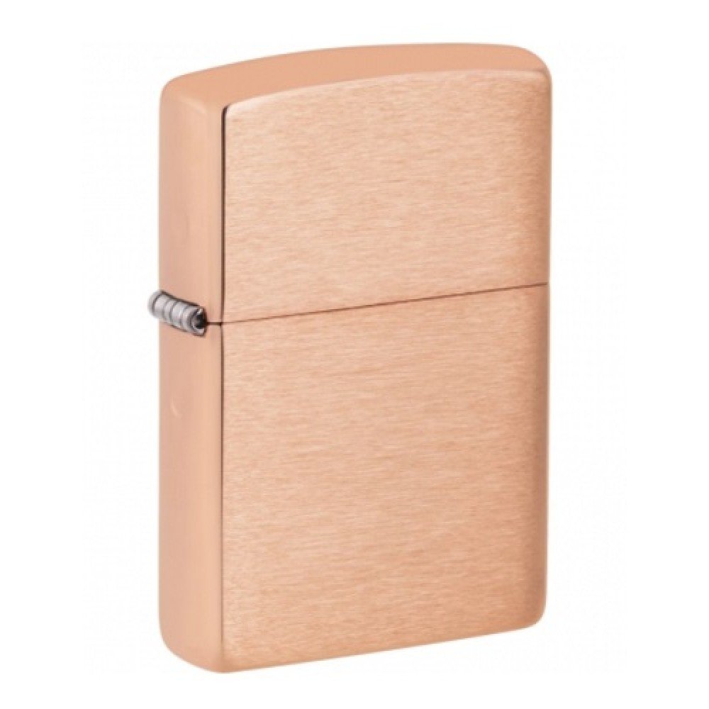 Запальничка бензинова Zippo Solid Copper with Black Plated Insert мідь